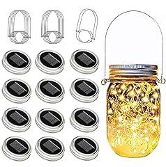 Yeuago Solar Mason Jar Lid Lights