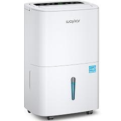 Waykar 80 Pints Home Dehumidifier for 5,000 Sq. Ft.