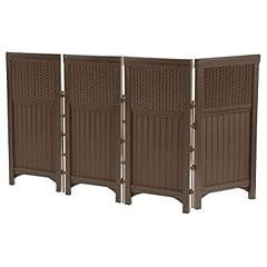 Suncast Wicker Resin Outdoor Screen Enclosure