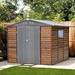 AEMSOFK 8x8 FT Wood Storage Shed