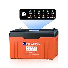 ECO-WORTHY 12V 300AH Lithium Battery with Bluetooth