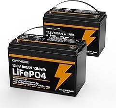 GRNOE 12V 100Ah LiFePO4 Battery