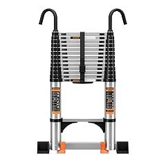 Jiashche 12.5FT Telescoping Aluminum Ladder