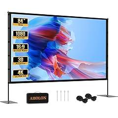AHOLON 100" Outdoor Projector Screen with Stand