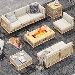 Lynslim Patio Furniture Set with Fire Pit