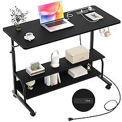 Armocity Adjustable Standing Desk with Storage Shelves