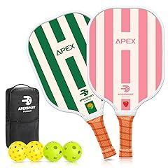 ApexSport Pickleball Paddle Set with Accessories