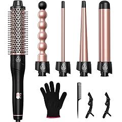 Lopeie 5-in-1 Curling Wand Set