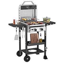 R.W.FLAME 2-Burner Stainless Steel Propane Grill