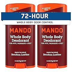 Mando Whole Body Deodorant - Bourbon Leather