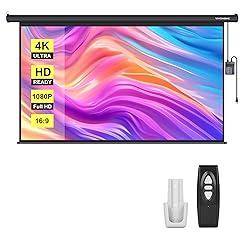 VIVOHOME 100 Inch Motorized Projector Screen with Remote