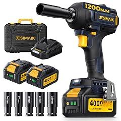 JESIMAIK Cordless Impact Wrench 1200N 1/2"