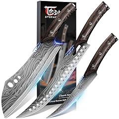 SYOKAMI 3-Piece Japanese Butcher Knife Set