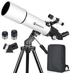 EACONN 80mm Refractor Telescope with Backpack