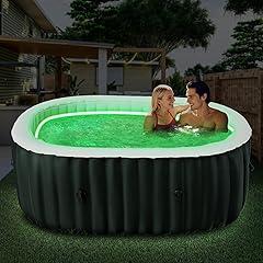 Meulbaty Inflatable Hot Tub with LED Lights