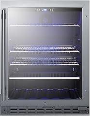 Summit ALBV2466CSSLHD 24-Inch Built-In Beverage Cooler