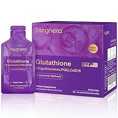 MEGNETA Liposomal Glutathione Supplement – Grape Flavor