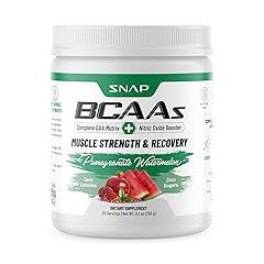 Snap Supplements BCAA Powder Watermelon Flavor 30 Servings