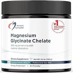 Designs for Health Magnesium Glycinate Powder - Orange