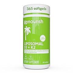UpNourish Liposomal D3 & K2 MK-7 Supplement