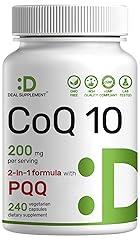 DEAL SUPPLEMENT CoQ10 200mg & PQQ 200mcg Supplement
