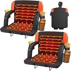 Dual-sided Heated Stadium Seats with Back Support