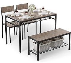 Gizoon 4 Piece Dining Table Set