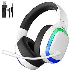 SEJJ Wireless Gaming Headset with Noise Cancelling Mic