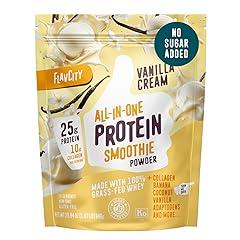 FlavCity Vanilla Protein Powder Smoothie