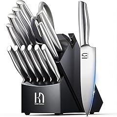KnifeSaga Premium Knife Block Set