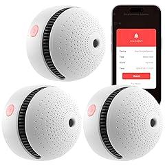 Smart Smoke Detector 3-Pack Wi-Fi Fire Alarm