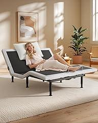 Yireehome Queen Adjustable Bed Frame with Wireless Remote