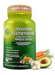 Liposomal Glutathione 500mg - Immune & Cardiovascular Support