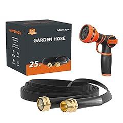 Giraffe Tools 25FT Garden Hose with Nozzle