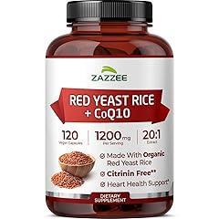 Zazzee Red Yeast Rice with CoQ10 Supplement
