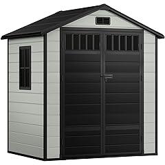 DWVO Resin Storage Shed with Windows