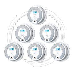 Wireless Smoke and CO Detector 6-Pack