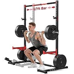 FLYBIRD Adjustable Multi-Functional Squat Rack with Pull-Up Bar