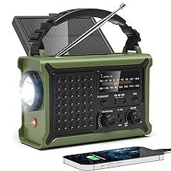 PPLEE Emergency Radio 12000mAh Weather Radio