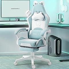 Dowinx Cute Gaming Chair with Cat Ears
