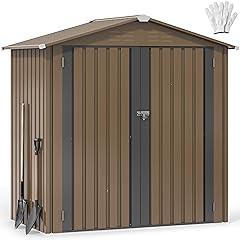 DWVO Metal Outdoor Storage Shed
