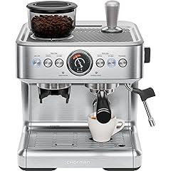 Chefman Crema Supreme Espresso Machine with Grinder