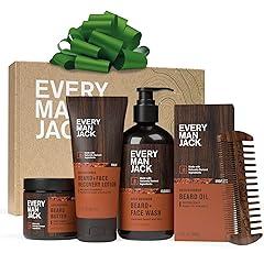 Every Man Jack Men's Aged Bourbon Beard Set