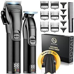 NOVAH Grooming Professional Hair Clippers and Trimmer Set
