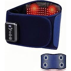 Cordless Back Massager Belt with Red Light Therapy