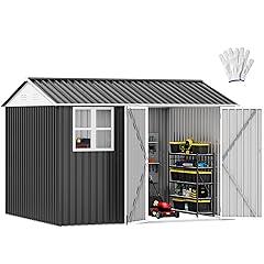 DWVO Large Steel Outdoor Storage Shed