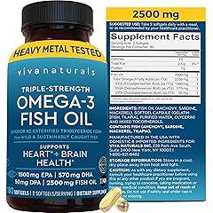 Triple Strength Omega 3 Fish Oil Supplement
