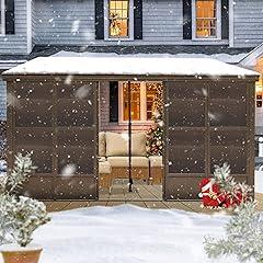 "Domi Outdoor Living 10x12FT Wall Mounted Sunroom"