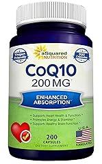 aSquared Nutrition CoQ10 High Absorption Supplement
