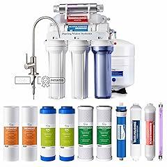 iSpring RCC7AK-UVF3 Alkaline UV 7-Stage Reverse Osmosis System